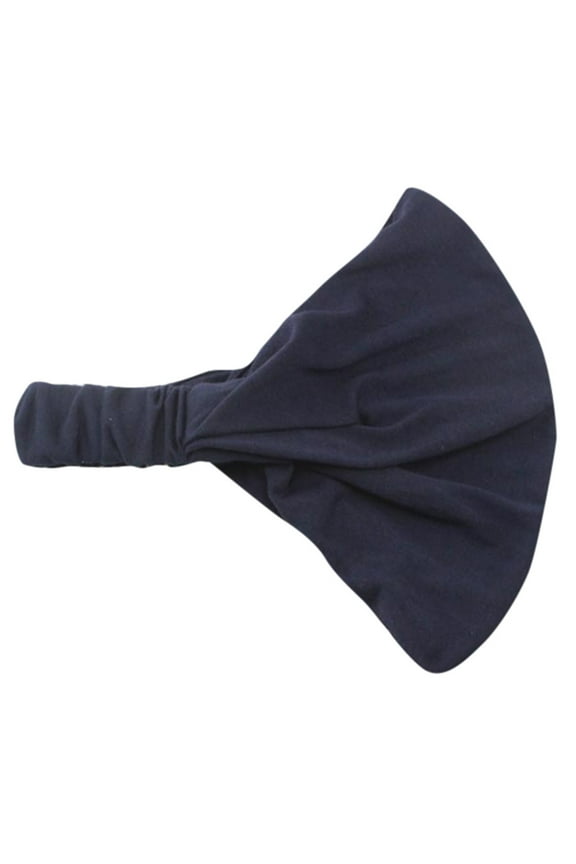 Comfortable Lightweight Japanese Bandana Headbands for Men and Women Silk Hair Scarf Navy One Size