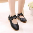 thumbnail image 1 of BYHONG Dance Flower Shoes Student Soft Solid Children Baby Princess Girls Single Kid Baby Shoes Comfort Baby Girl Shoes Black 30, 1 of 2