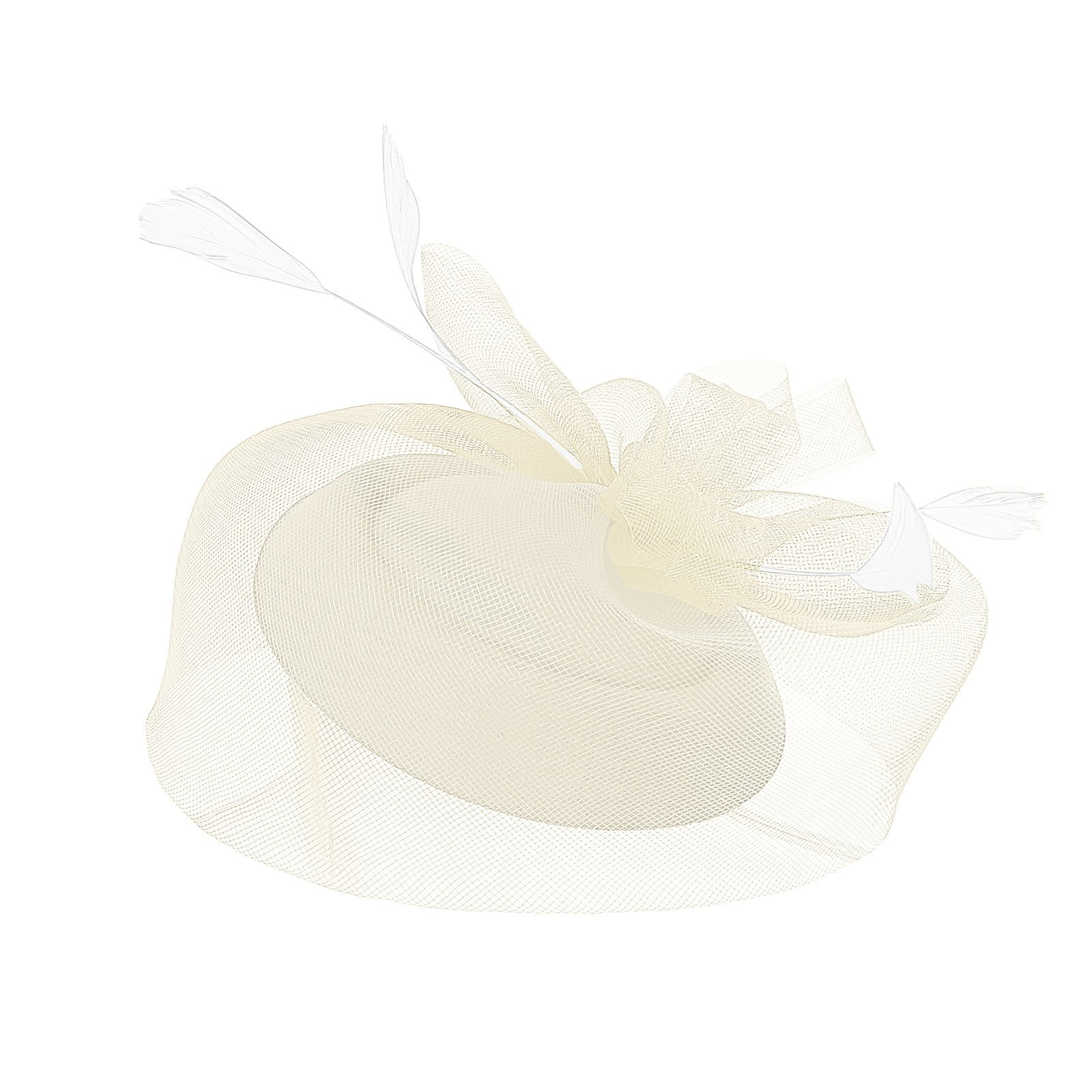 BYHONG Fascinators for Women Tea Party Headband Hat Mesh Feathers Hair