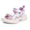 thumbnail image 1 of BYHONG Girls Sandals for Daily Casual Outdoor Wear Durable Design for Comfort and Style Ideal Summer Footwear for Young Girls Affordable Kids’ Sandals All-Day Comfort Purple 3, 1 of 9