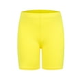 thumbnail image 1 of BYHONG Girls Summer Shorts Elastic Waist Casual Comfortable Play Outfit Toddler Kids Athletic Breathable Soft Yellow 10Y, 1 of 2