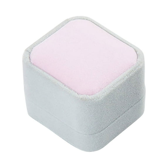BYHONG Gorgeous Velvet Ring Box Velvet Ring Gifts Box for Wedding Proposal Jewelry Storage Box Jewelry Boxes for Women Pink One Size