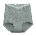 thumbnail image 1 of BYHONG High Waist Cotton Panties for Women Lace Plus Size Lift Seamless Briefs Mint Green M, 1 of 4