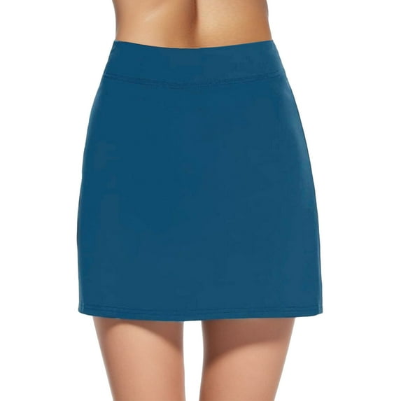 Bmisegm Lightweight Skirt Skort Performance Sport Women's Running Tennis for Active Skirt Skirts for Women Navy S