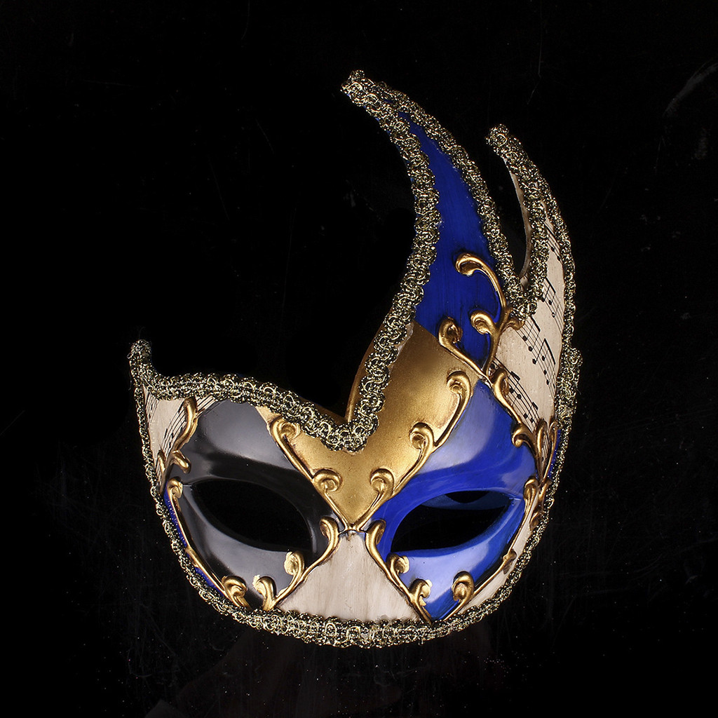 Maschera Veneziana Da Uomo Luxury Mask – Design Vintage A Scacchi Verde/oro, Per Mardi Gras, Halloween, Balli In Maschera