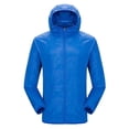 thumbnail image 1 of BYHONG Men's and Women's Fashion Casual Outdoor Sports Sun Clothes Light Breathable Skin Comfortable Long Sleeve Cardigan Solid Color Zipper Coat Womens Coat BU1 S, 1 of 6