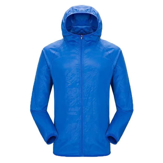 BYHONG Men's and Women's Fashion Casual Outdoor Sports Sun Clothes Light Breathable Skin Comfortable Long Sleeve Cardigan Solid Color Zipper Coat Womens Coat BU1 S