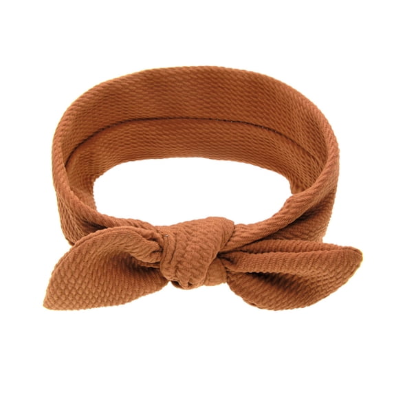 BYHONG Toddler Kid Baby Girls Bow Headband Headwear Accessories Soft Baby Headbands Brown One Size