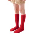 thumbnail image 1 of Bmisegm Socks for Women Kids Boys Girls Cotton Socks Unisex Solid Color Socks Funny Casual Crew Socks Toddler Dress Sock Running Socks Womens Red One Size, 1 of 5