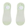 thumbnail image 1 of BYHONG Socks Women's Boat Socks Summer Thin Cotton Socks Mesh Socks Permeable Sweat Absorbing Shallow Hidden Socks Summer Women's Socks Comfortable Women's Socks Green One Size, 1 of 4