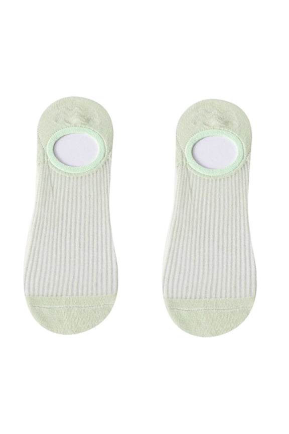 BYHONG Socks Women's Boat Socks Summer Thin Cotton Socks Mesh Socks Permeable Sweat Absorbing Shallow Hidden Socks Summer Women's Socks Comfortable Women's Socks Green One Size