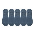 thumbnail image 1 of BYHONG Socks for Women 5 Pairs of Trainer Socks for Men and Women with Non Silicone Solid Socks Boat Socks Running Socks Womens Navy One Size, 1 of 4