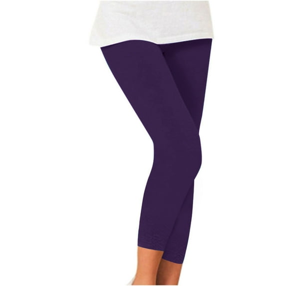 BYHONG Soft Leggings for WomenWomens Elastic Pleated Leggings Hanging Tendon Womens Pencil Pants Black Multi Size Trousers Purple Leggings for Women S