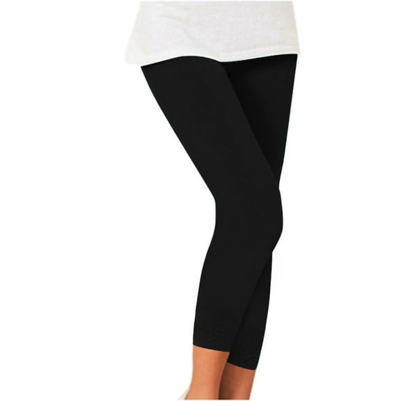 BYHONG Soft Leggings for WomenWomens Elastic Pleated Leggings Hanging Tendon Womens Pencil Pants Black Multi Size Trousers Black Leggings Women XS