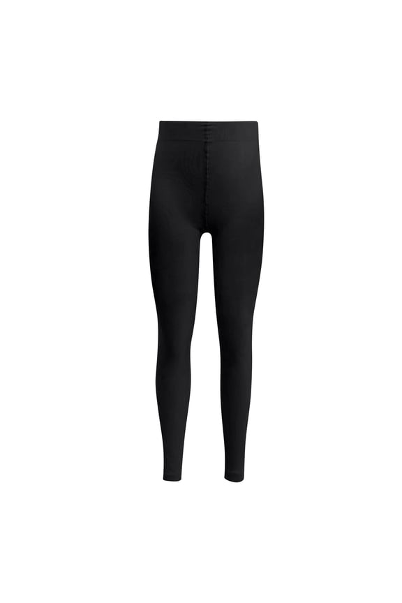 BYHONG Solid Color Dance Nine Leggings for Kids Pants for Girls Black XL(US Size)