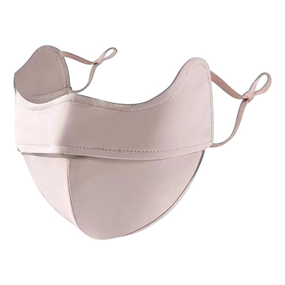 BYHONG Sun Protective Scarf for Women Men UPF 50  Lightweight Breathable Neck Gaiter for Outdoor Cycling Hiking Summer Activities (3D Structured Design) Pink One Size