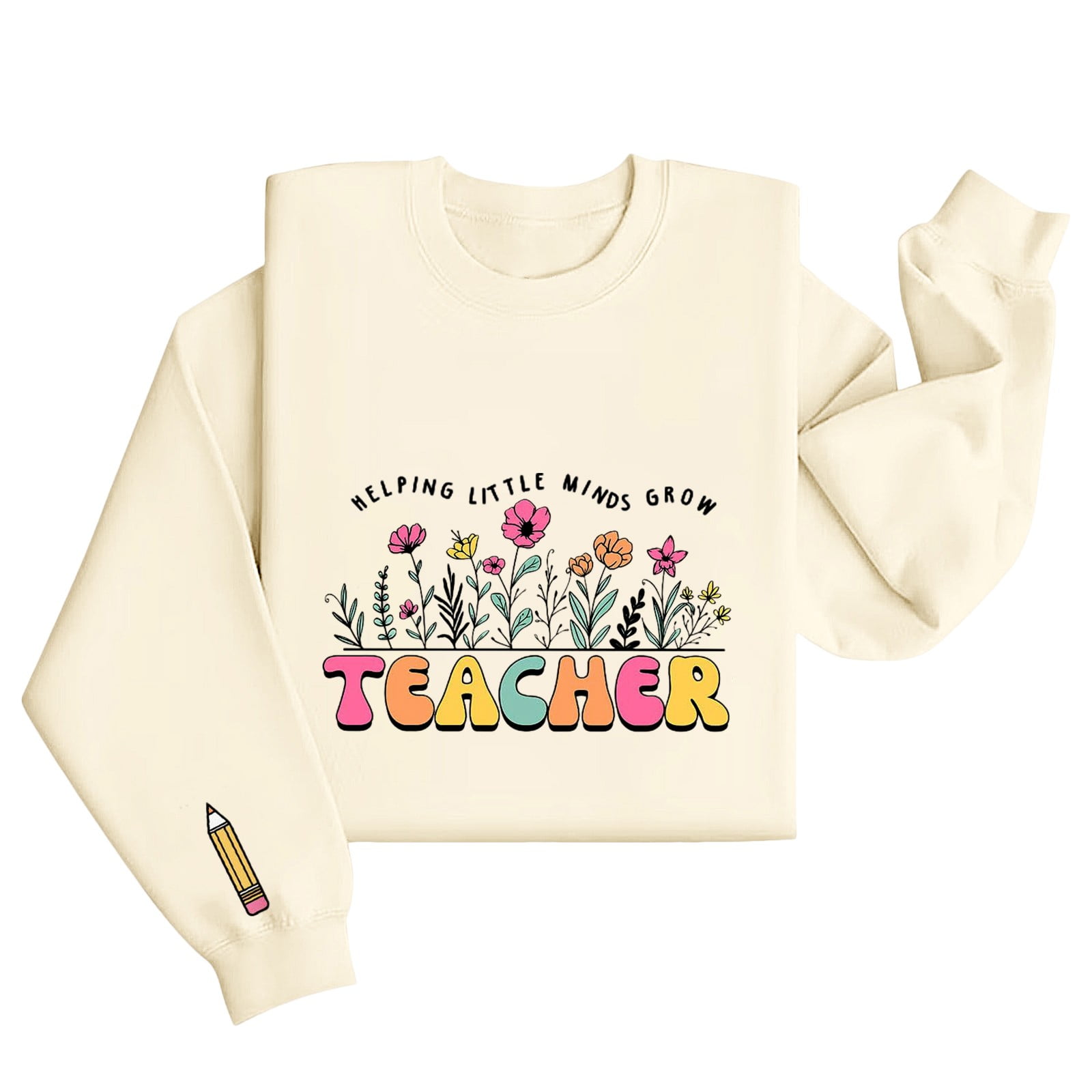 BYHONG Teacher Shirts for Women Teacher Sweatshirt Back to School