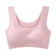 thumbnail image 1 of Bmisegm Ultra Thin Ice Silk Bras for Women Comfy Beauty Back Yoga Gym Running Workout Bra with Removable Pads Light Bra for Women PK1 XXL, 1 of 8