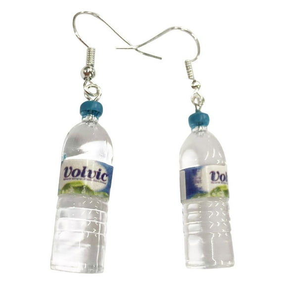 BYHONG Women Fashion Spring Water Bottle Pendant Dangle Earrings Jewelry for Party Womens Earrings Blue One Size