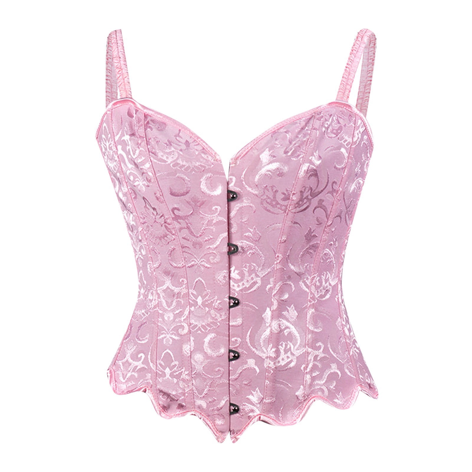 LittleForBig Corset Bretelle Lacer Cottagecore Usagi Moon - Bustier Overbust Désossé