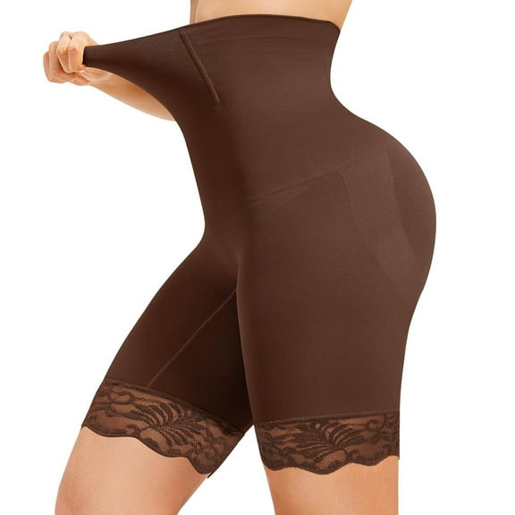 BYHONG Women Solid Suspender BodySuit Shaping Button Waist Support Crotch Pants Corset for Women Brown Corset Tops for Women S