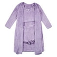 thumbnail image 1 of BYHONG Women's Autumn and Winter Flannel Robe Three Piece Suit European and Sexy Pajamas Home Clothes Thickened Women 2 Pajama Sets for Women 2 Piece Purple S, 1 of 8