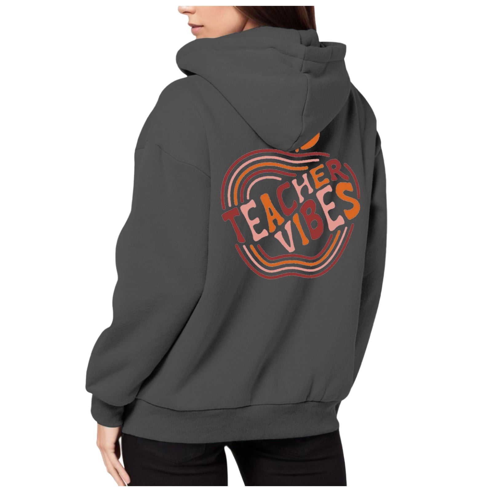 BYHONG Women's Back to School Day Back to School Season Printed Long