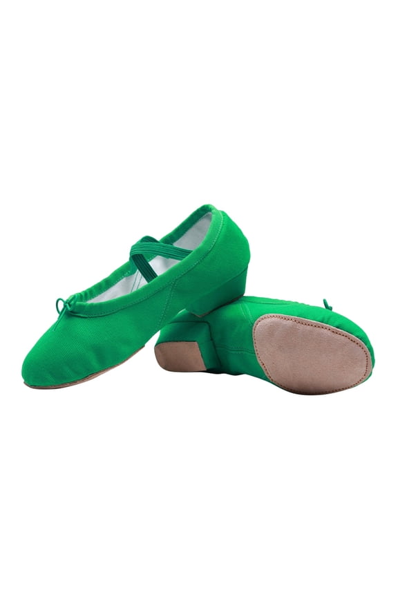 BYHONG Women's Canvas Dance Shoes Soft Soled Training Shoes Ballet Shoes Sandals Dance Casual Shoes Casual Shoes for Women Green 7