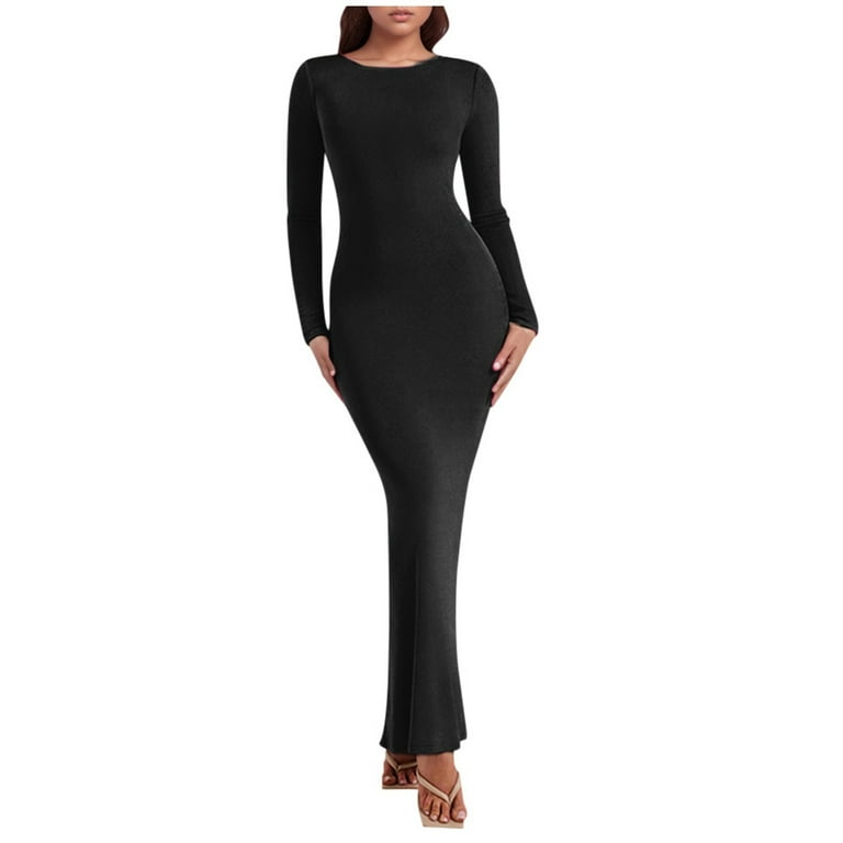 Sexy Backless Long Sleeves Bodycon Sexy Backless Long Sleeves Bodycon