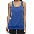thumbnail image 1 of BYHONG Women's Racerback Tank Top Workout Gym Athletic Shirt Loose Sleeveless Yoga Top for Women & Fitness Womens Blouses Blue XL, 1 of 4
