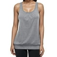 thumbnail image 1 of BYHONG Women's Racerback Tank Top Workout Gym Athletic Shirt Loose Sleeveless Yoga Top for Women & Fitness Womens Blouses Light Gray XL, 1 of 4