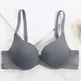 thumbnail image 1 of BYHONG Women's Super Soft Wireless Lightly Lined Comfort Bra Everyday Underwear Bra for Women Blue 38, 1 of 3