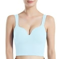 thumbnail image 1 of BYHONG Womens Front Closure Bra Racerback Plus Size Unlined Underwire Full Coverage Bras Bra for Women Mint Green XL, 1 of 5