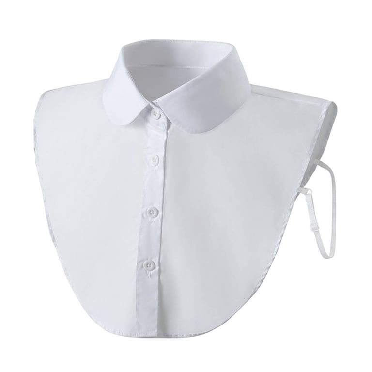 Bmisegm Womens Tops White Detachable Half Shirts Business Two Pieces Shirt Shirts Layer under Sweaters Collared Shirt Women White One Size, Women's Bmisegm Womens Tops White Detachable Half Shirts Business Two Pieces Shirt Shirts Layer under Sweaters Collared Shirt Women White One Size, Women's
