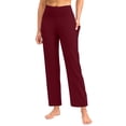thumbnail image 1 of BYHONG Yoga Pants Men Tall Yoga Pants for Women Workout Pants High Waist Athletic Workout Leggings Yoga Pant High Waist Ankle Leggings Brick Red Multicolor, 1 of 7