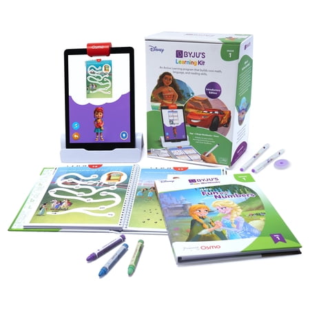 BYJUS Learning Kit: Disney, Grade 1, Introductory Edition, 1st Grade Reading Books, Math Workbooks, Math Games, Phonics, Vocabulary Builder, Learning Games for Kids Ages 5, 6, 7, STEM Learning Toys
