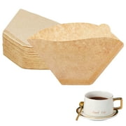 BYKITCHEN 200 pcs Coffee Filters, #2 Cone Paper Unbleached Disposable for Drip Coffee Maker