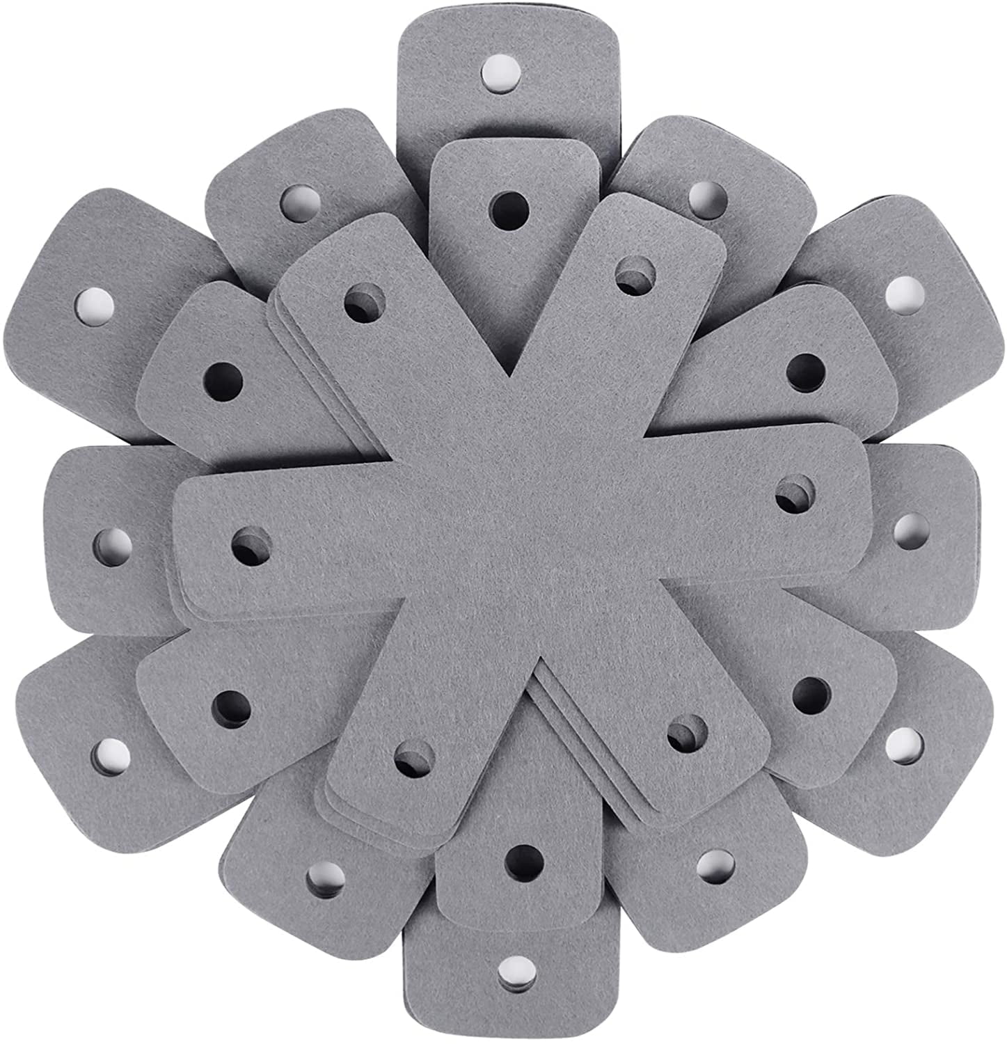 BYKITCHEN Pan Pot Protectors, Set of 12 and 4 Different Sizes, Pan