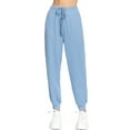 thumbnail image 1 of BYND AVG Womens Premium Knit Jogger Sweatpants with Drawstring Elastic Active Loungewear, 1 of 4