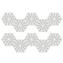 BYNNIX 10/20PCS Practical Pond Protective Floating Net Pond Guard Protectors Fish Guard Fish Pond Fittings