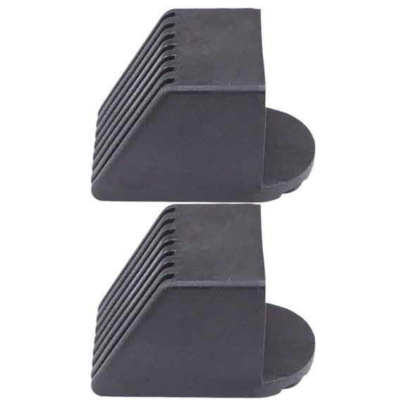 BYNNIX 2Pcs Fitness Equipment End Caps Square End Covers Replacement Foot Covers Protectors Gym Equipment Accessories Enduring