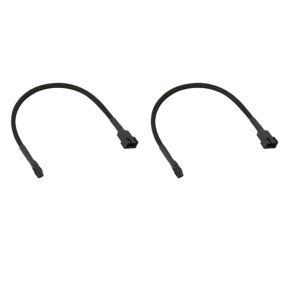 BYNNIX 4Pin PWMs Fan Splitter Cable 9.8inch, PC Fan Splitter 1 to 3/2/1 Converters, PC Fan Extension Cable
