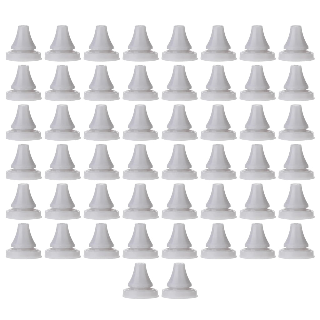 BYNNIX 50Pcs Shower Head Replacement Nozzles Silicone Shower Nozzle Replacement Shower Head Sprays Hole Round Tip Enduring