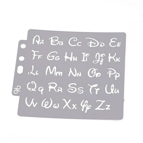 BYNNIX Alphabet Painting Stencil Letter Stencils Template DIY Card Making Accessory for Art and DIY Crafts Creation Accessories