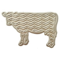 BYNNIX Cow Metal Cutting Dies Stencils for DIY Scrapbooking Decorative Embossing Paper Cards Template Decoration Metal Die Cuts