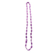 BYNNIX Mardi Gras Beads Necklaces Vibranting Color Metallic Accessories Portable for Carnival Parades Party Decorations