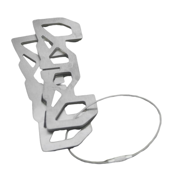 BYNNIX Portables Stainless Steel Stove Stand Camp Alcohols Stove Crosses Stand for Outdoor Cooking