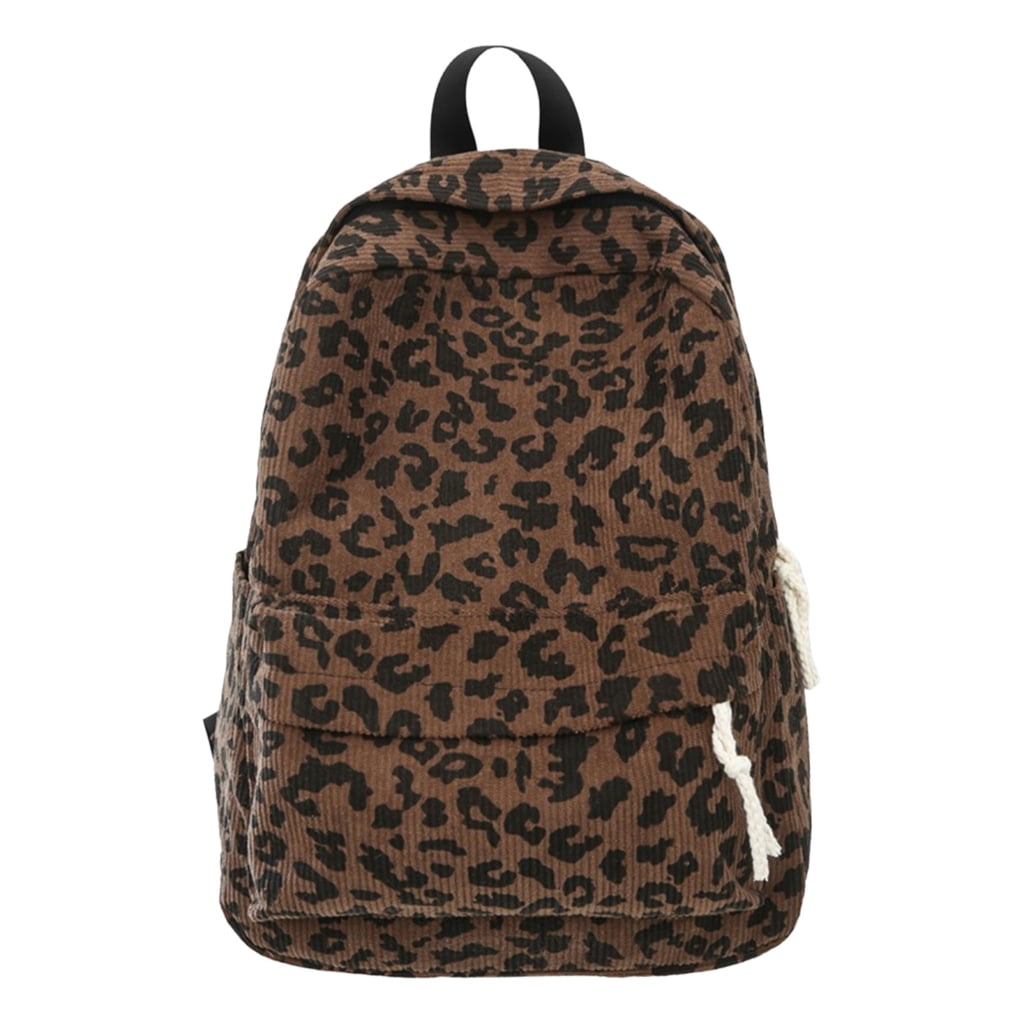 ROZYARD Large Capacity Laptop Daypacks Leopard Print Backpack