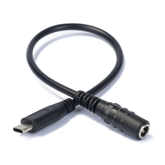 BYNNIX Type C Male to DC5521 5.5x2.1mm Female Connector USB C Power Adapter for Charging Devices