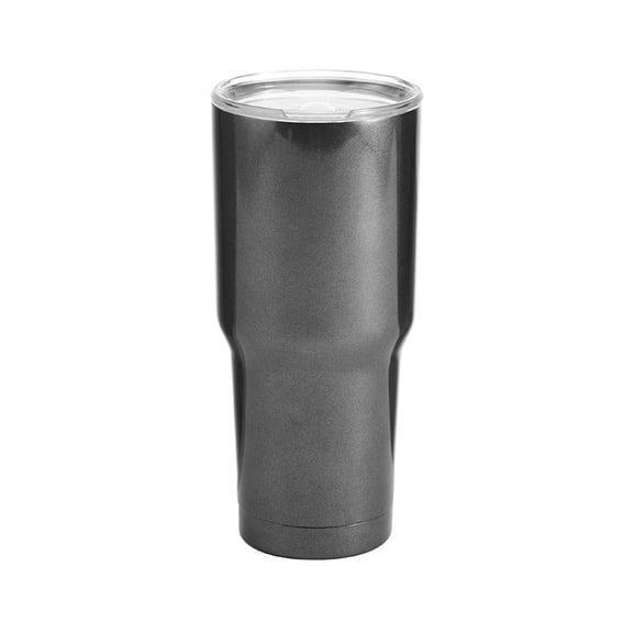 BYO Double Wall Stainless Steel Vacuum tumbler 30 Oz, Metallic Charcoal